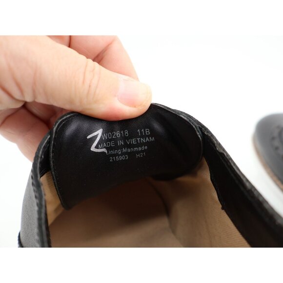 Cole Haan Women's OriginalGrand Wingtip Oxford Size 11 B Black Leather Lace Up - Picture 11 of 11